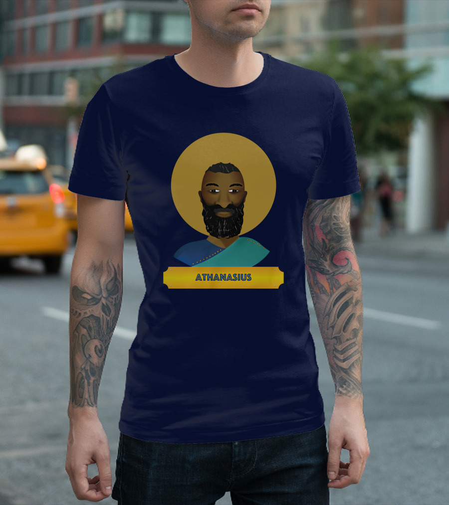 Athanasius Portrait Icon with Heritage Significance T-Shirt