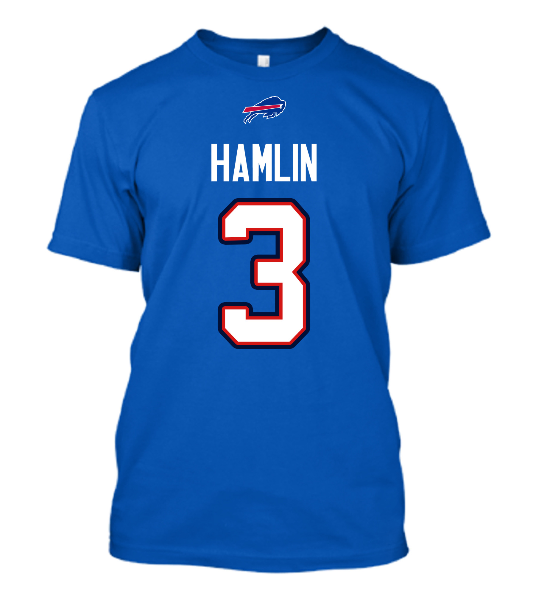 Damar Hamlin 3 Buffalo Bills T-Shirt