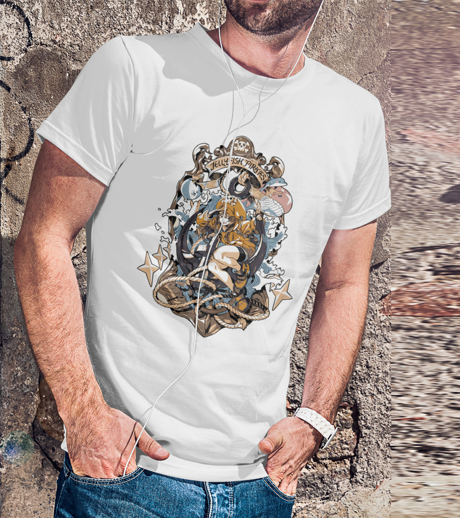 Jellyfish Pirates May Strive Guilty Gear Victory T-Shirt