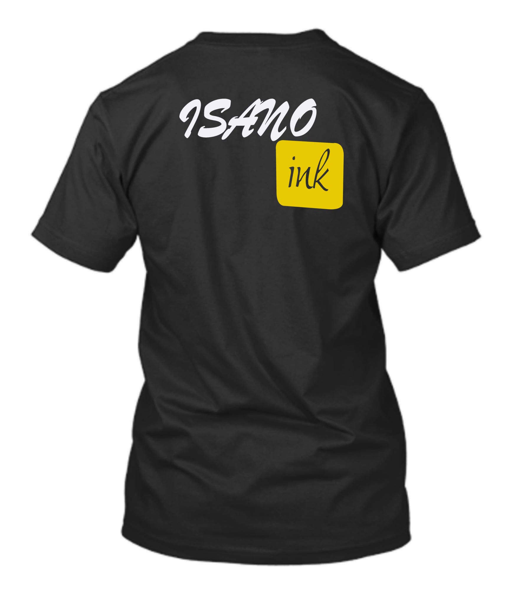 ISANO Ink Bold Minimalist Design Stylish Typography T-Shirt