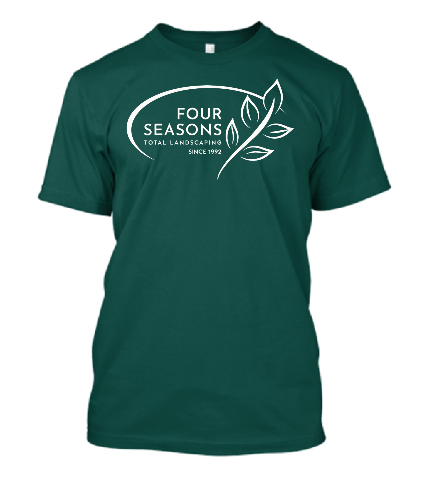 Four Seasons Total Landscaping Since 1992 Leaf T-Shirt