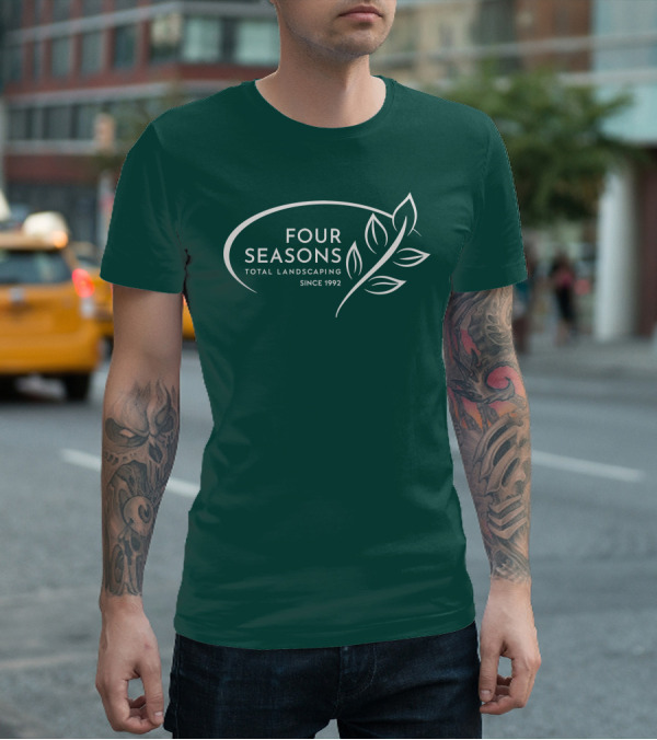 Four Seasons Total Landscaping Since 1992 Leaf T-Shirt