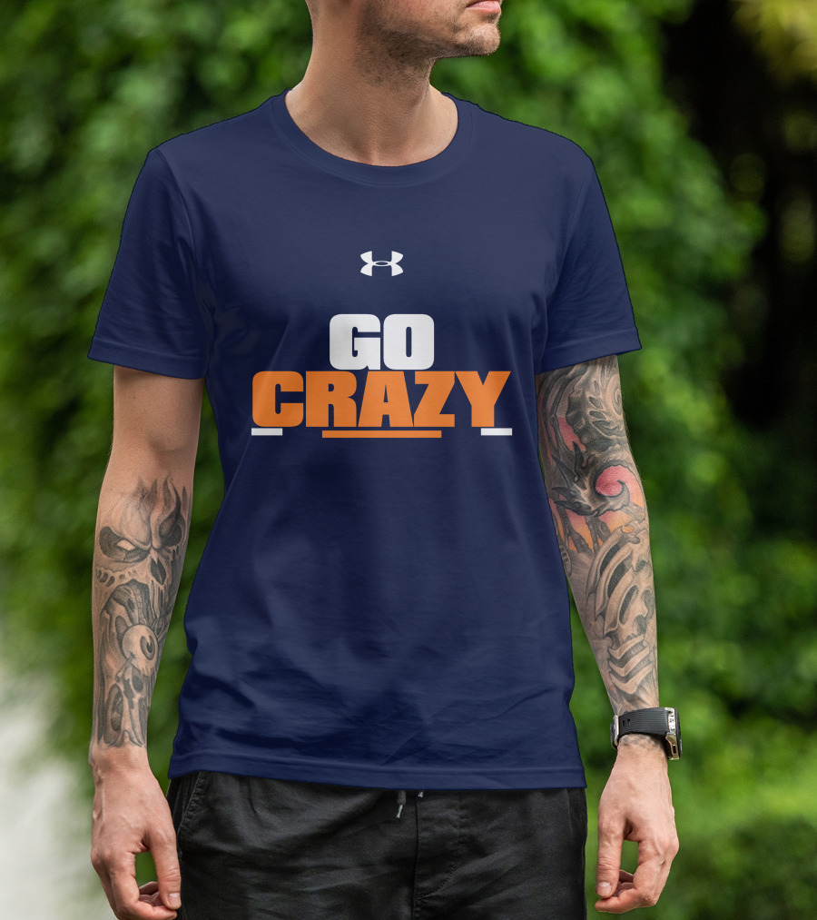 Cadillac Williams Wearing Under Armour Go Crazy T-Shirt