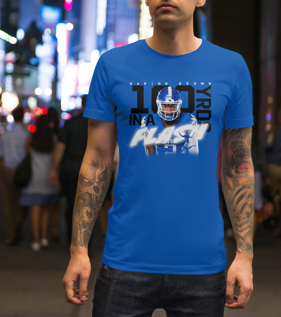 Barion Brown Kentucky 100 Yards In A Flash T-Shirt