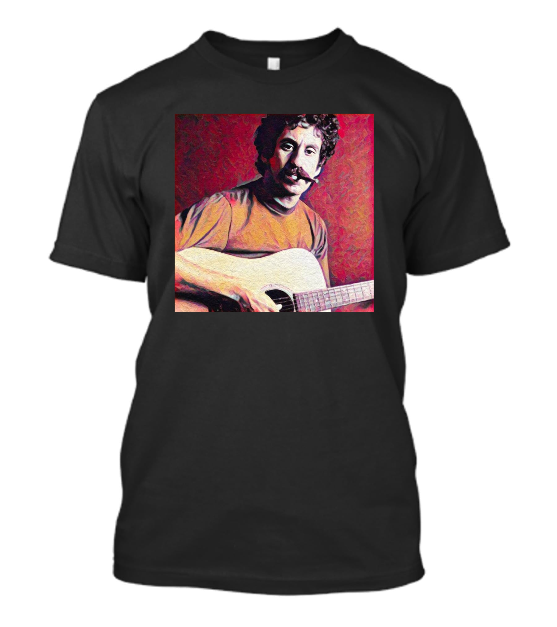 Matt Pinfield Jim Croce With Guitar T-Shirt