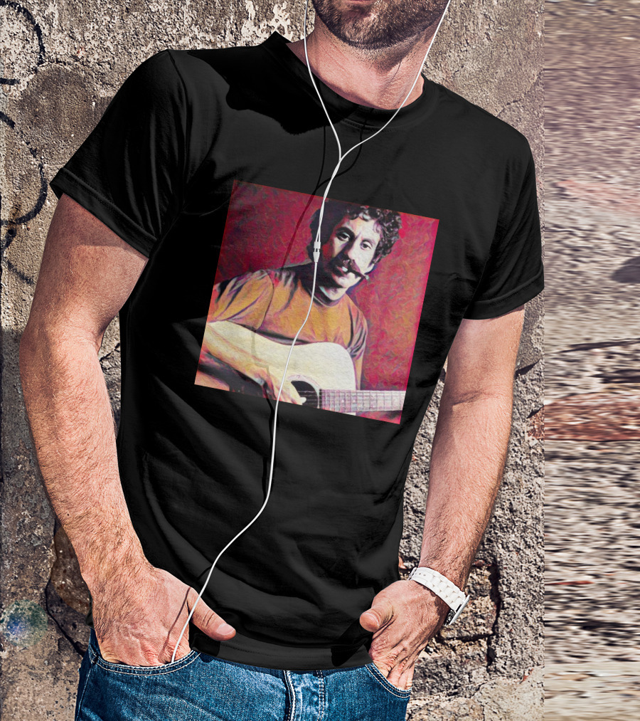 Matt Pinfield Jim Croce With Guitar T-Shirt