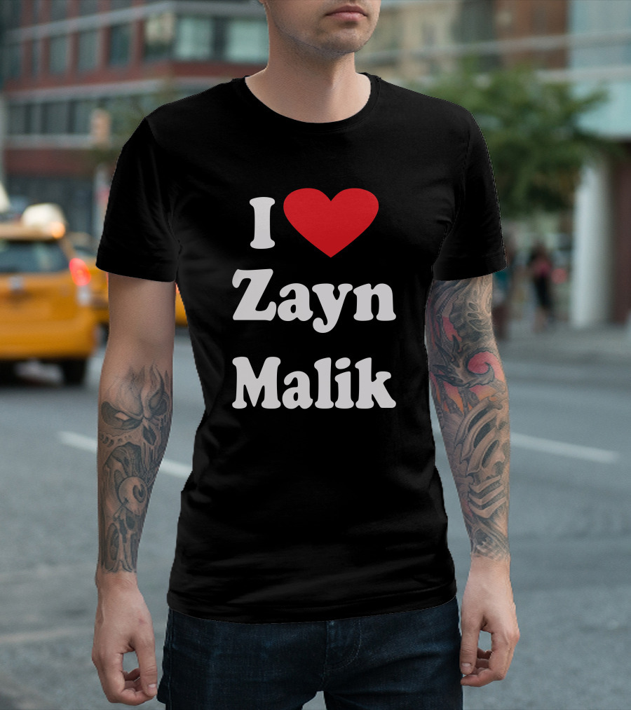 I Love Zayn Malik Alez Fireinside T-Shirt