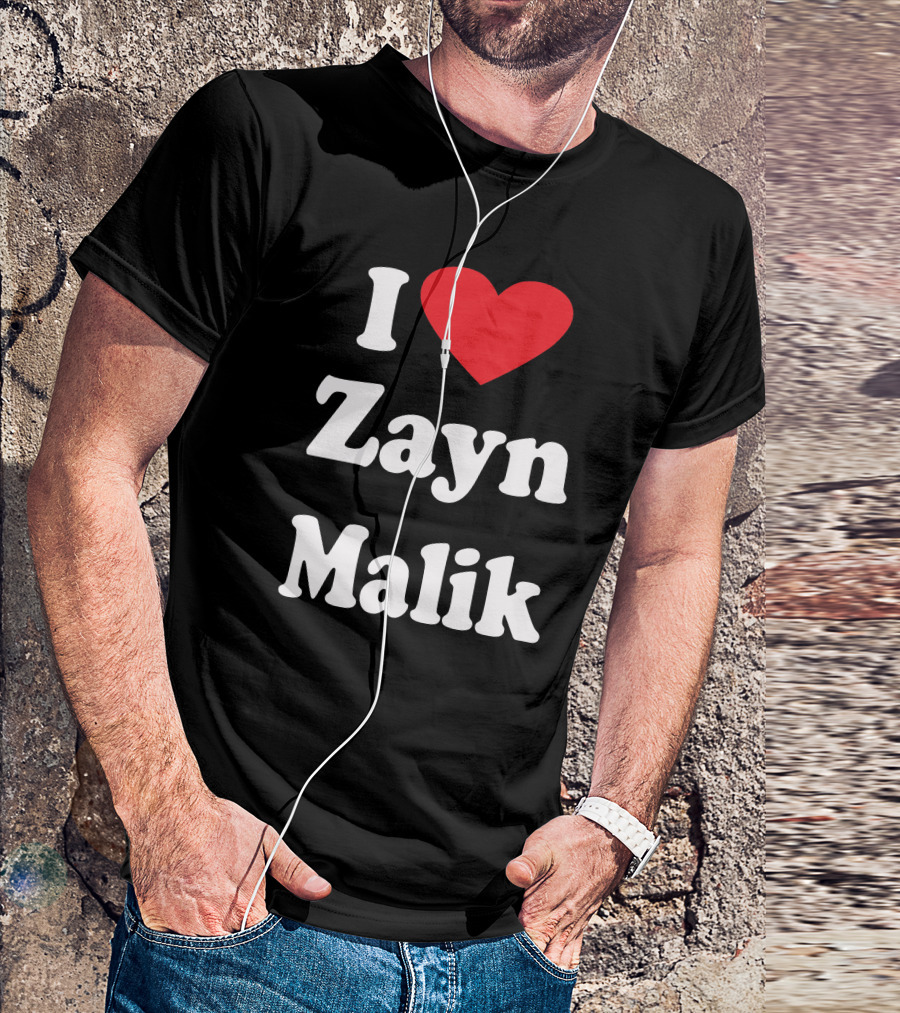I Love Zayn Malik Alez Fireinside T-Shirt