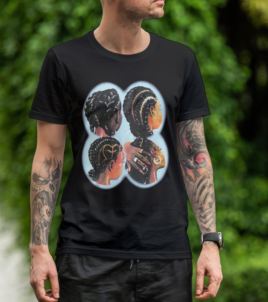 Outlander Jacob Rochester Goddess Braided Hairstyles T-Shirt