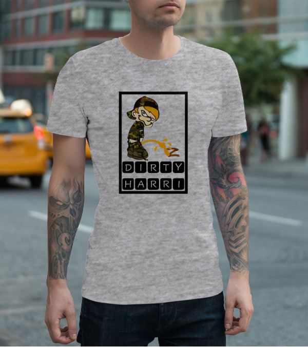 Dirty Harri Peeing Camo Kid T-Shirt