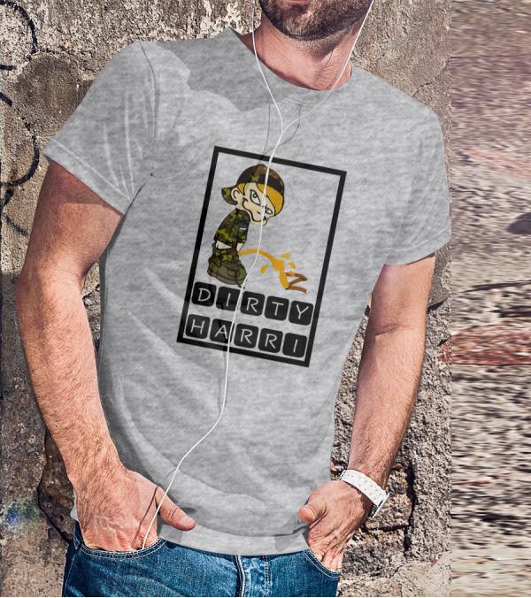 Dirty Harri Peeing Camo Kid T-Shirt