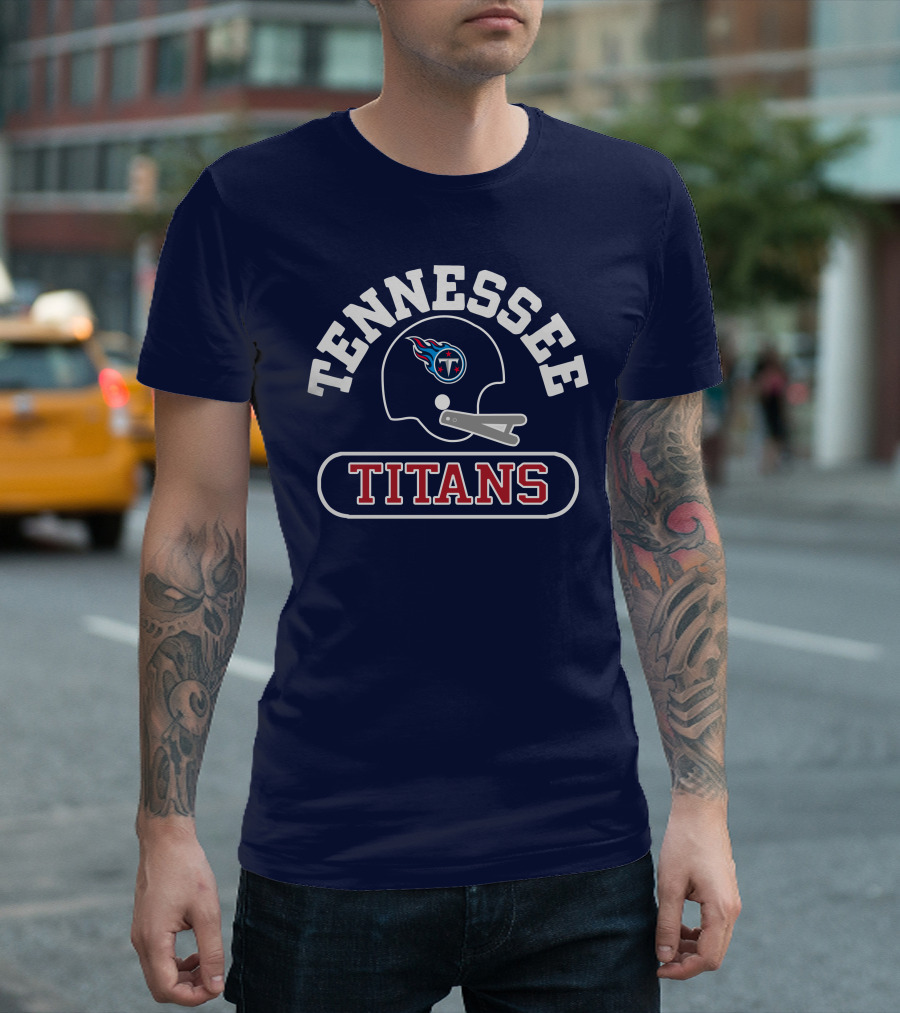 Jason Mccourty Tennessee Titans Helmet T-Shirt