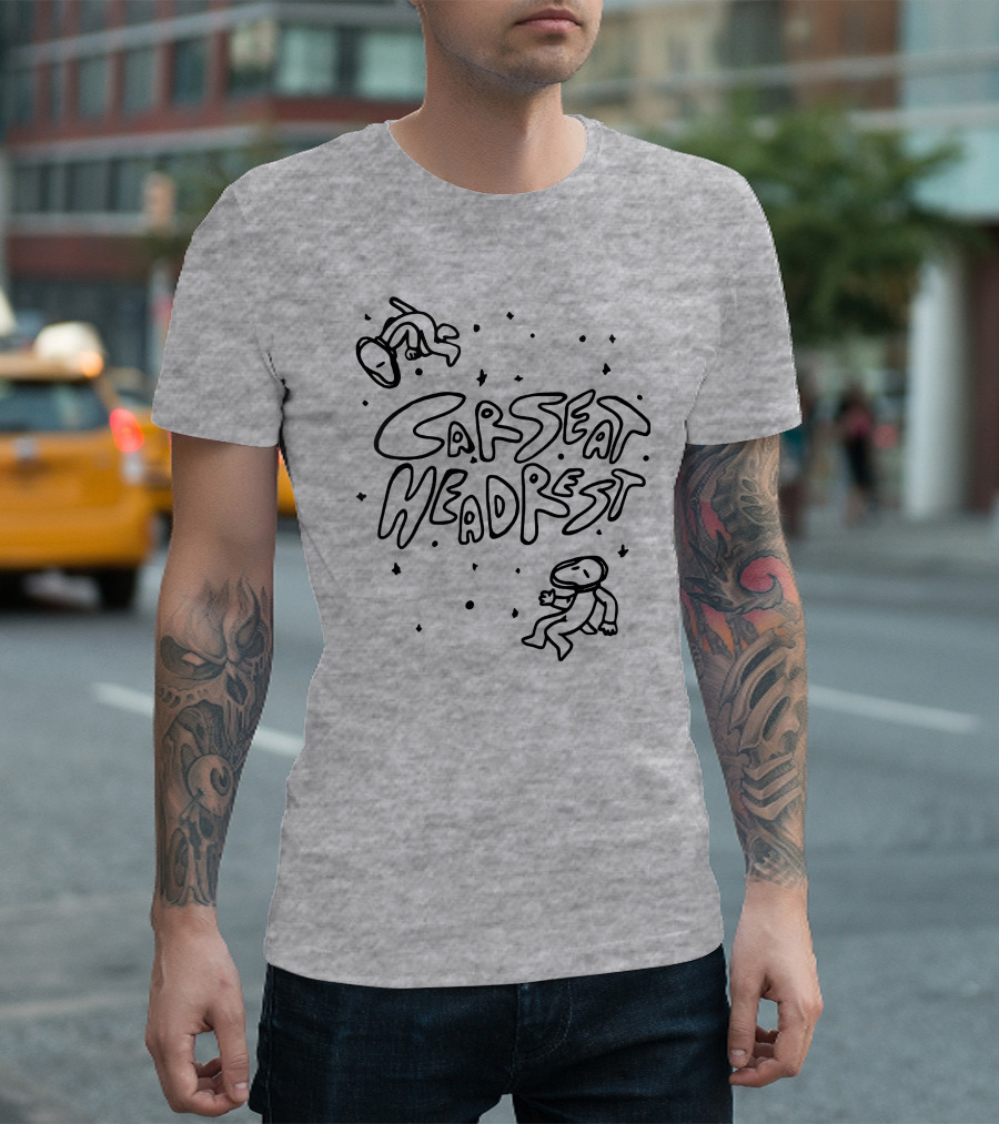 Carseatheadrest Merch How To Leave Town Space T-Shirt