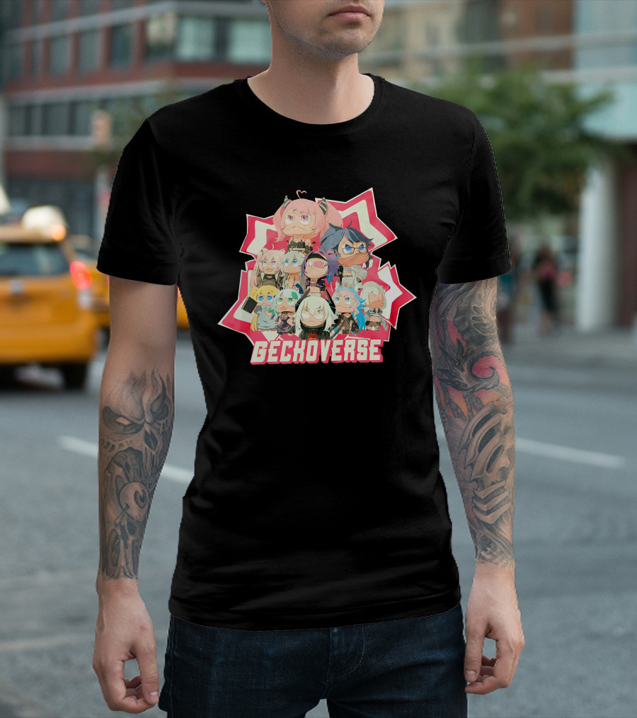 Mamavale Zentreya Geckoverse Animated Characters Compilation T-Shirt