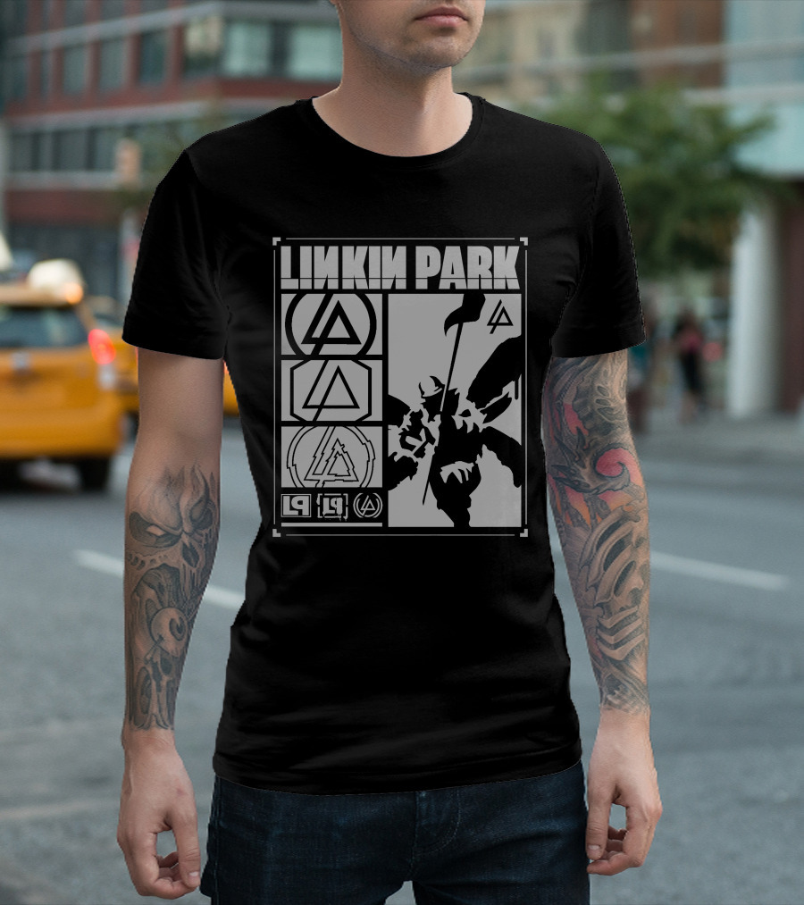 Linkin Park Logos Collection With Soldier T-Shirt