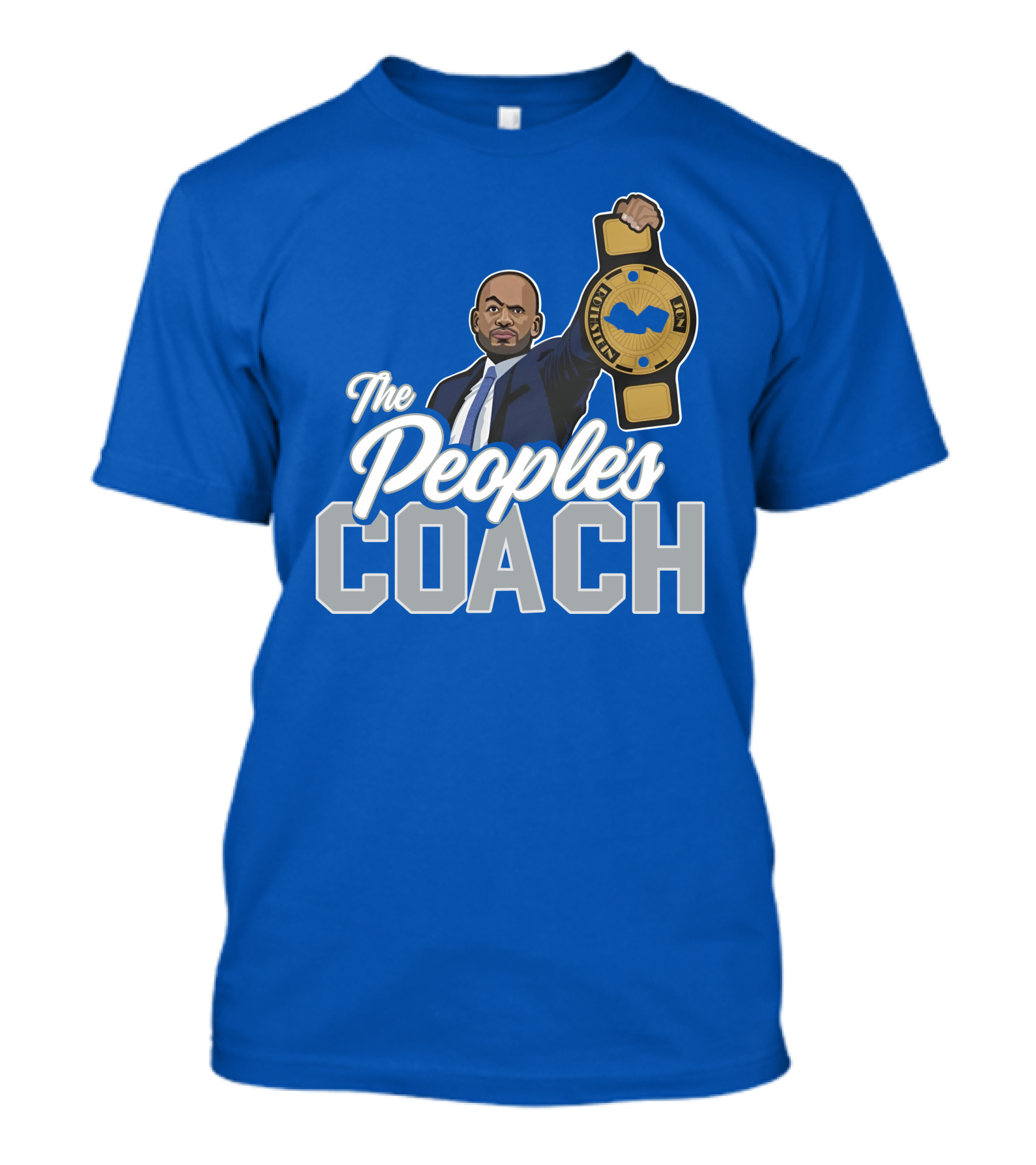 Collegehoopstoday The People's Coach Championship Belt T-Shirt