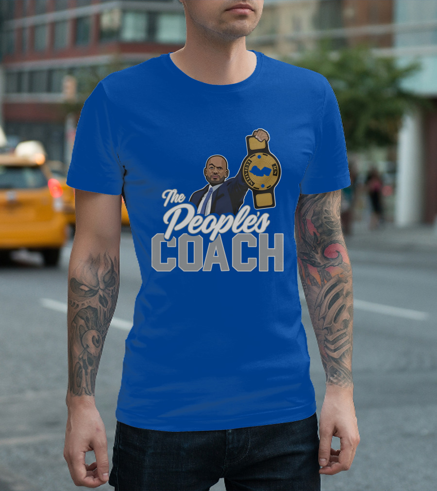 Collegehoopstoday The People's Coach Championship Belt T-Shirt