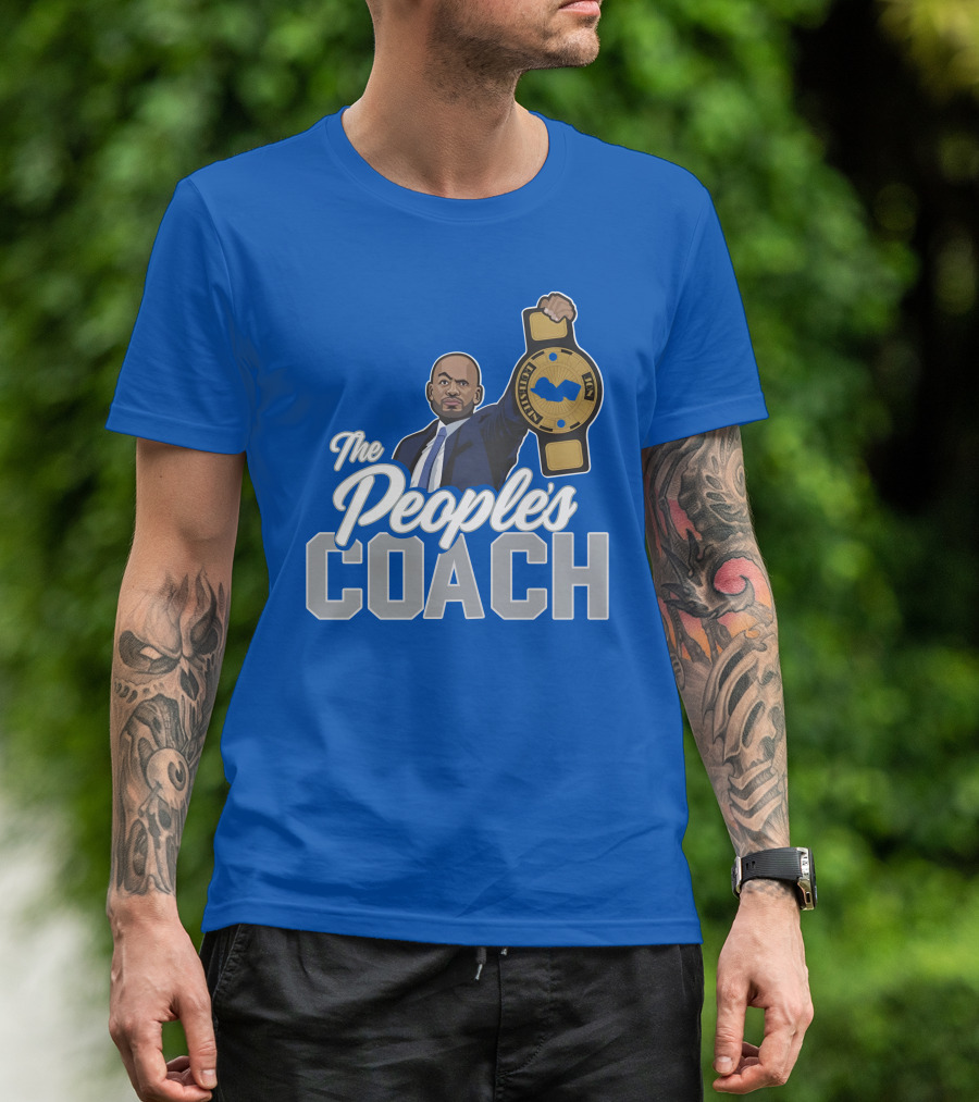 Collegehoopstoday The People's Coach Championship Belt T-Shirt