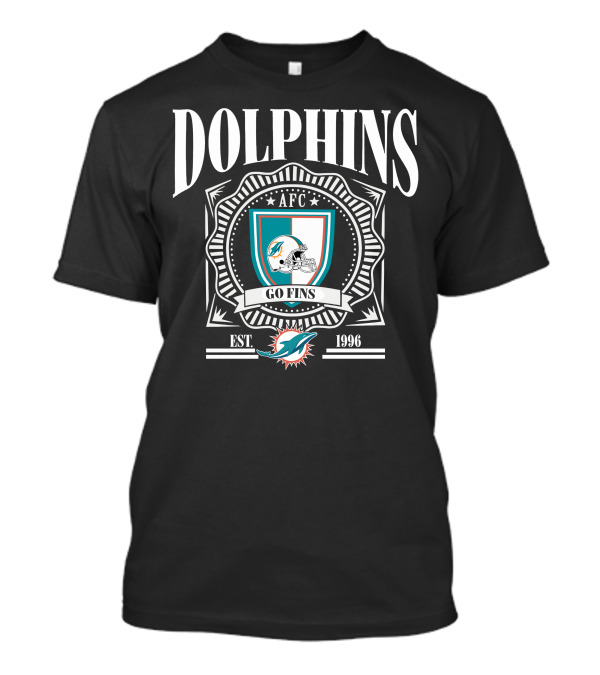 Dolphins AFC Go Fins Est 1966 Miami T-Shirt