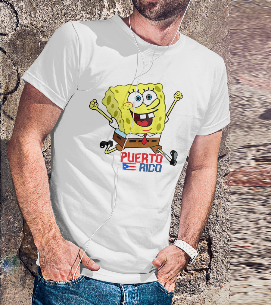 Ghetto Smosh Bob Esponja Puerto Rico T-Shirt