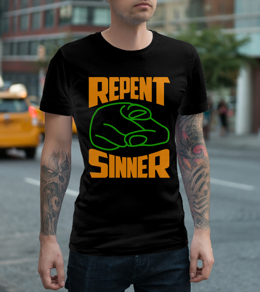 Repent Sinner Meme Fightclubvideos T-Shirt