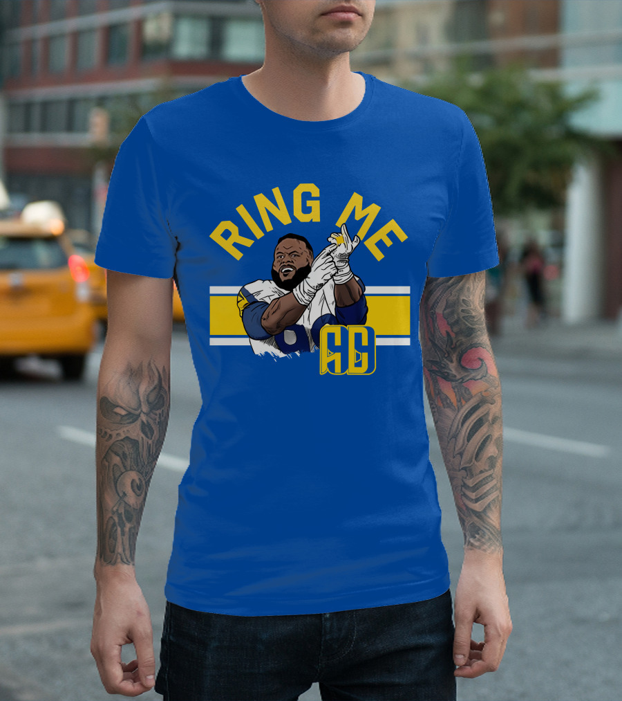 Aaron Donald Ring Me Represent Store Official NFL Merchandise T-Shirt