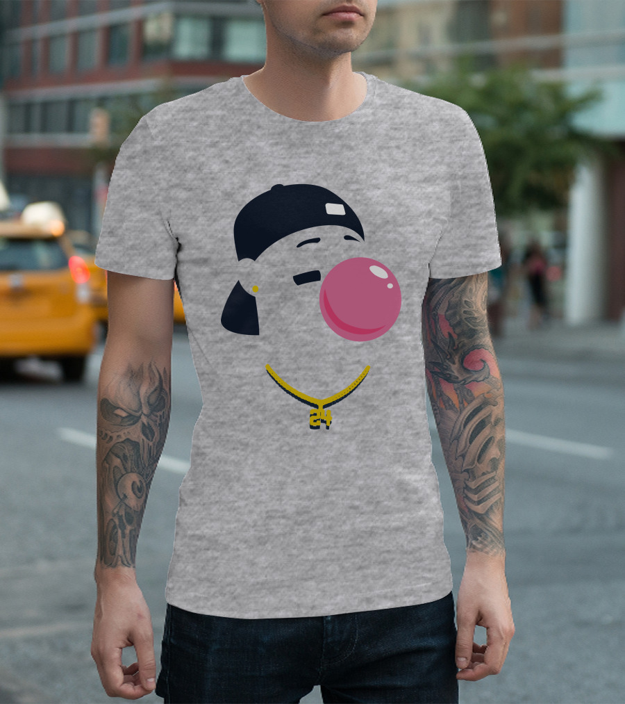 Your Favorite Player's Favorite Pl24er Iconic Style With Bubblegum And Cap T-Shirt