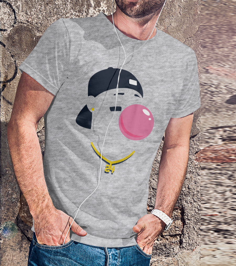 Your Favorite Player's Favorite Pl24er Iconic Style With Bubblegum And Cap T-Shirt