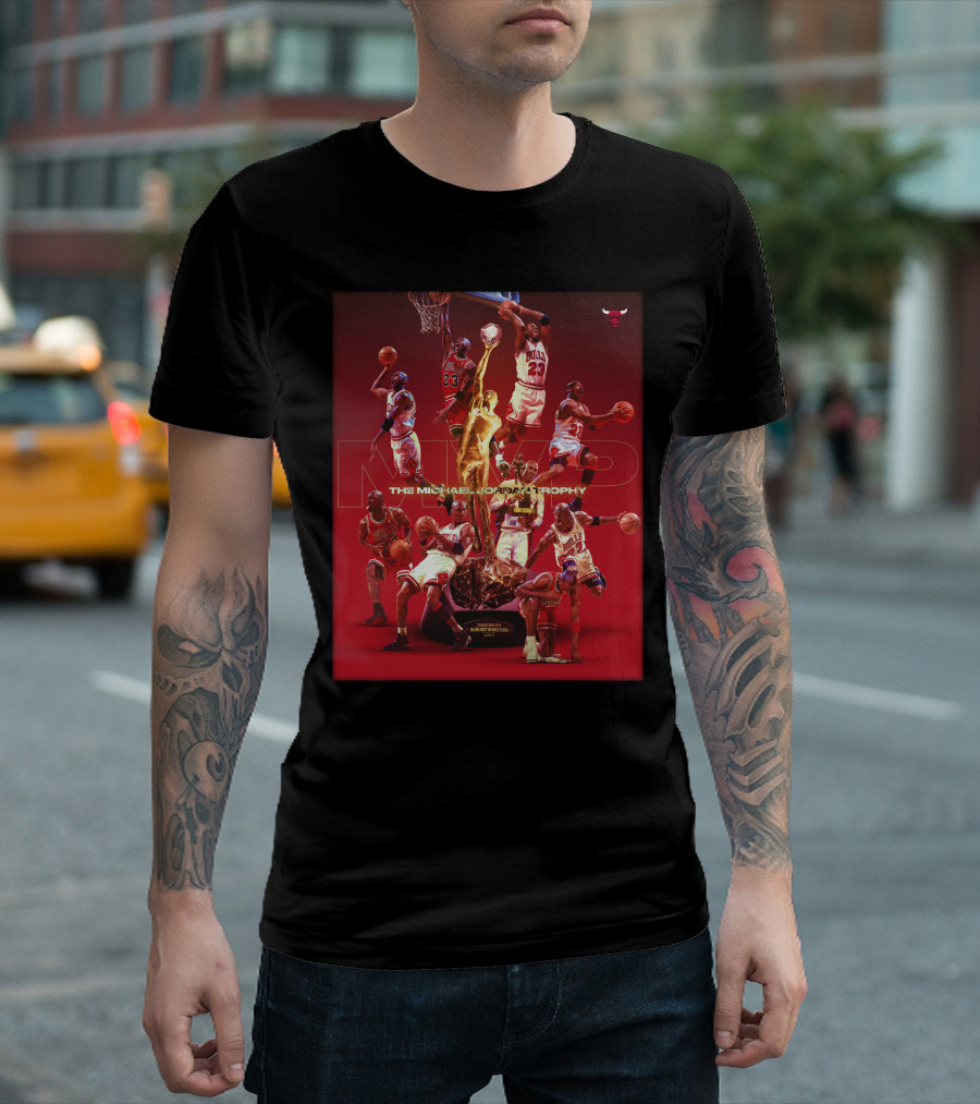 Chicago Bulls MVP The Michael Jordan Trophy T-Shirt