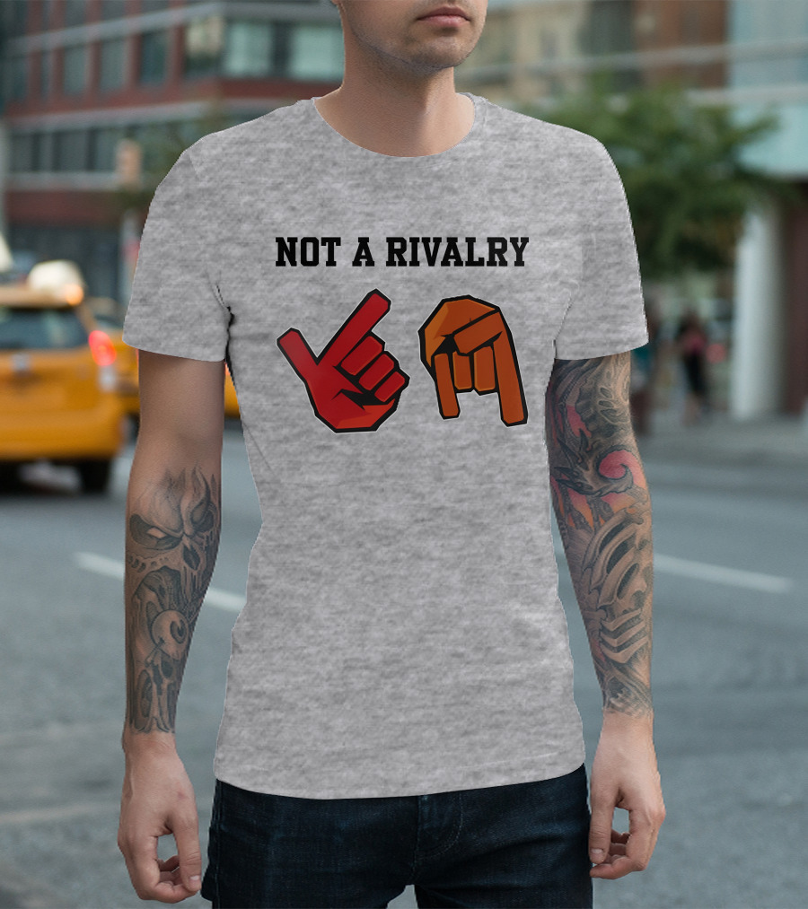 Not a Rivalry Hand Symbols Gesture T-Shirt
