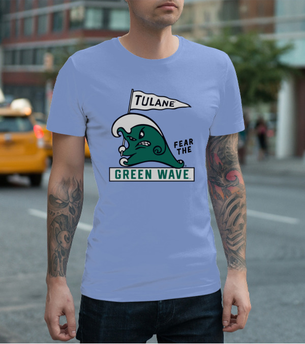 Homefield Tulane Green Wave Fear The Green Wave T-Shirt
