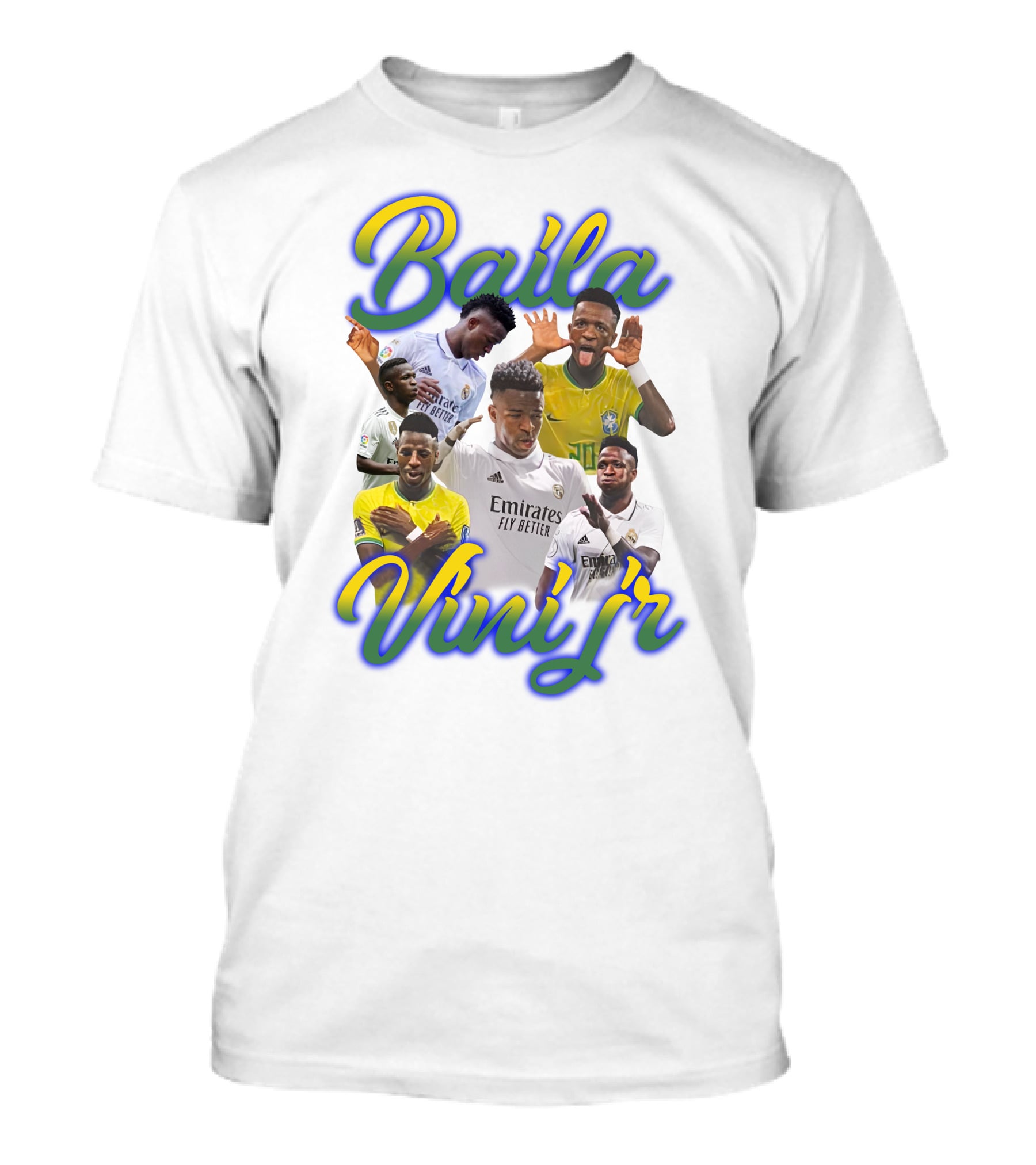 Baila Vini Jr Celebrating Iconic Soccer Moments T-Shirt