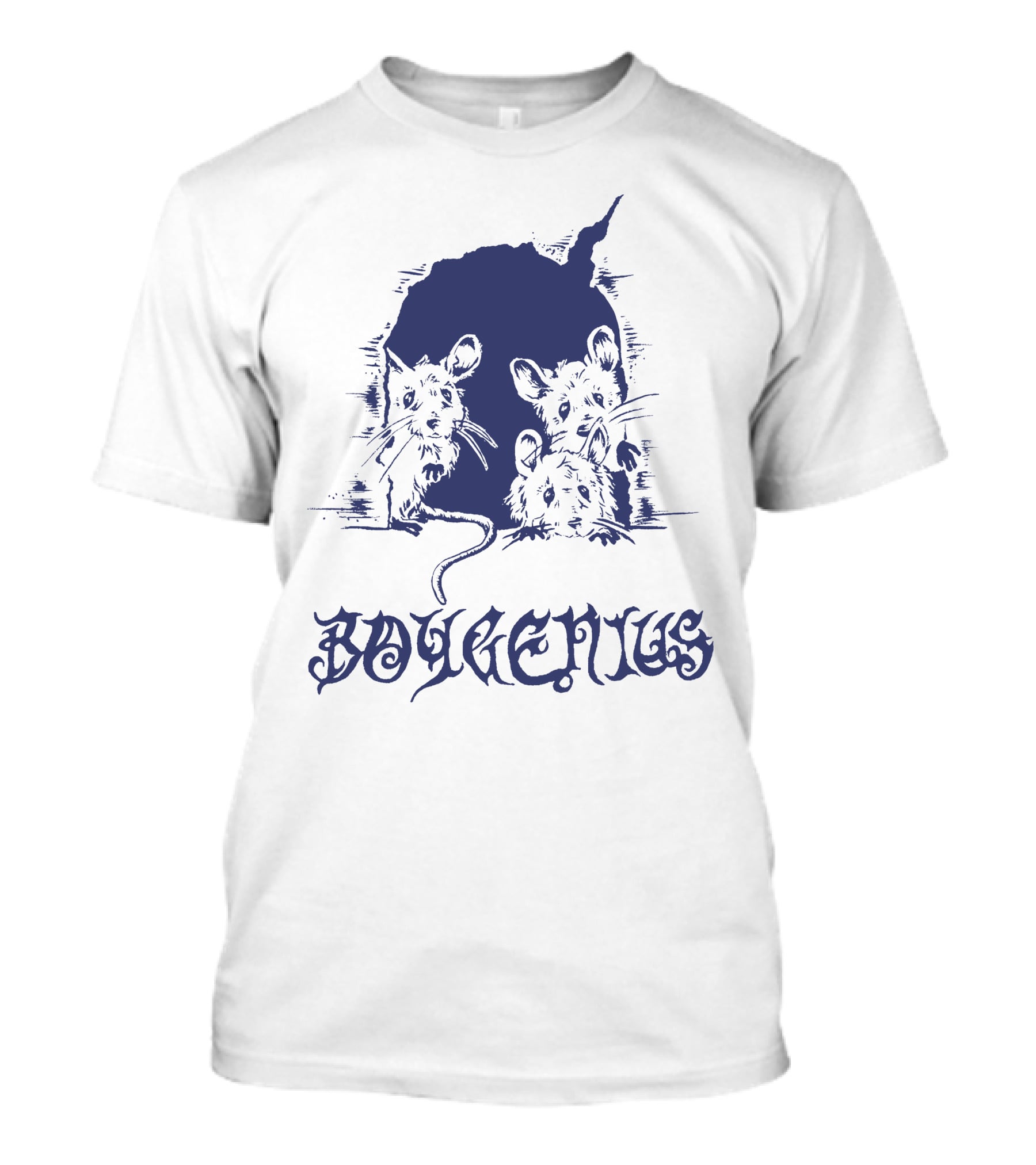 Boygenius Mice Hole With Three Curious Mice T-Shirt