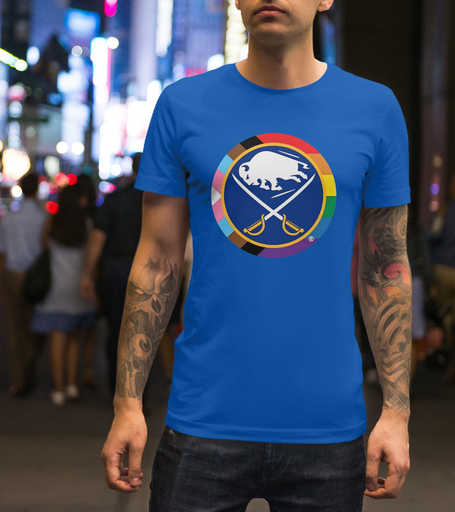 Buffalo Sabres Inclusive Pride Colors T-Shirt