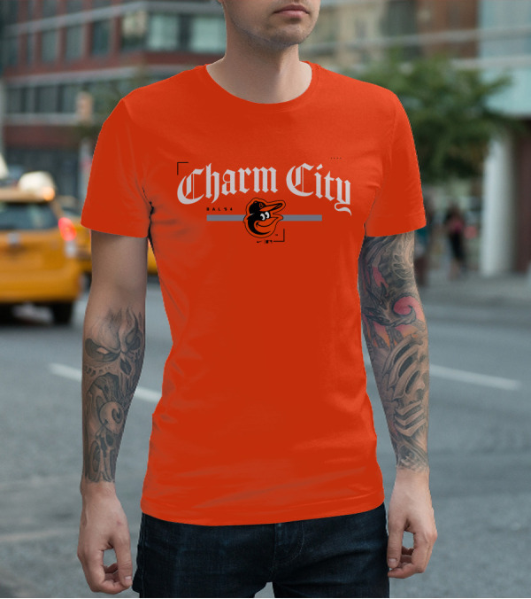 Charm City Baltimore Orioles Bal 54 T-Shirt
