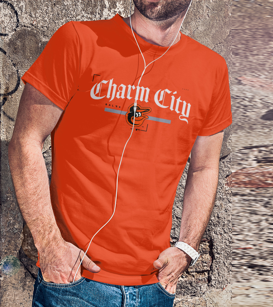 Charm City Baltimore Orioles Bal 54 T-Shirt