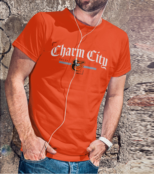 Charm City Baltimore Orioles Bal 54 T-Shirt