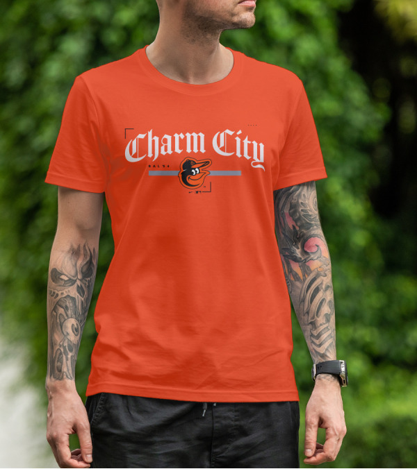 Charm City Baltimore Orioles Bal 54 T-Shirt
