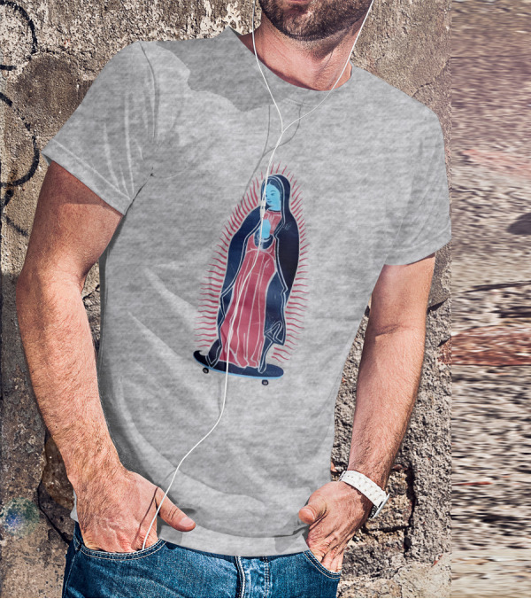 Our Lady Of Guadalupe Skateboard Iconic T-Shirt