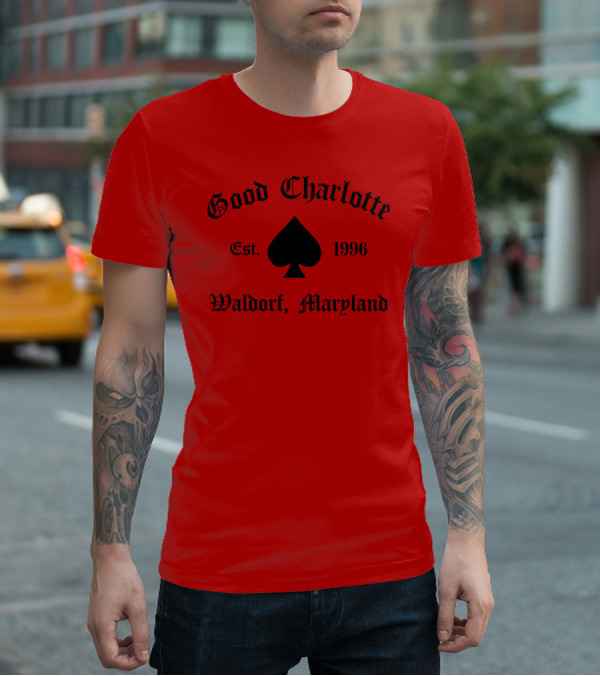 Good Charlotte Est. 1996 Waldorf Maryland Spade T-Shirt