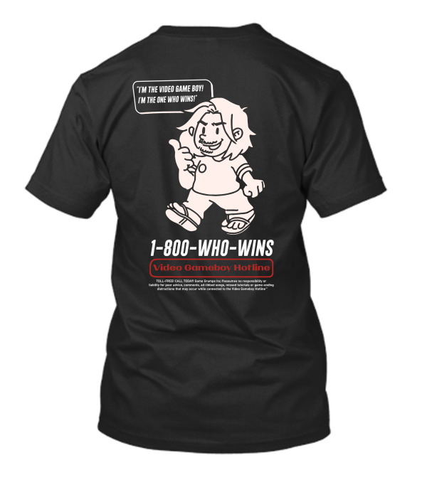 Game Grumps Video Game Boy Hotline Character Circle Emblem T-Shirt