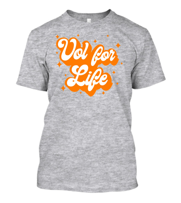 Vol For Life Tennessee Pride Orange And White T-Shirt