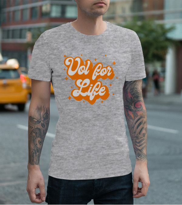 Vol For Life Tennessee Pride Orange And White T-Shirt