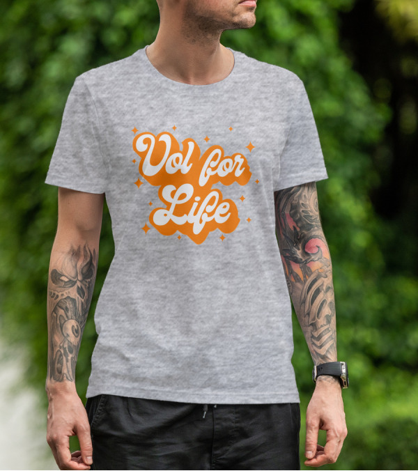 Vol For Life Tennessee Pride Orange And White T-Shirt