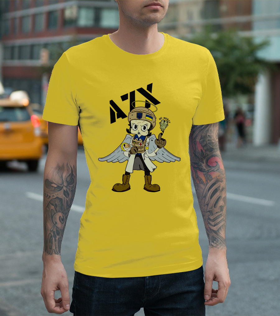 Azov Guardian Sunflower No Mercy Angel T-Shirt