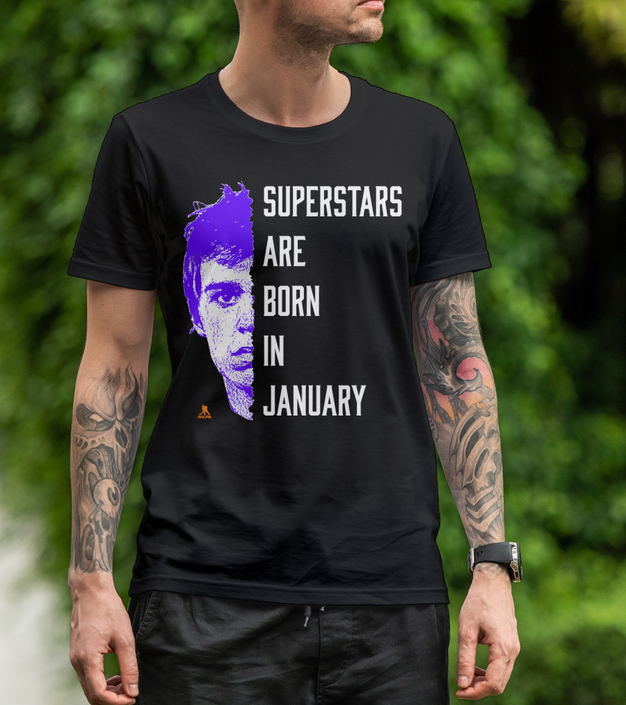 Connor McDavid Superstars Are Born In January NHL T-Shirt