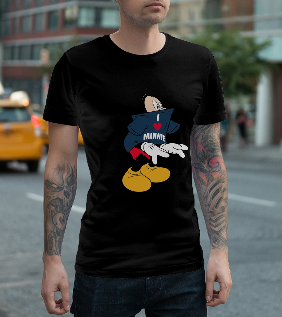 Mickey I Love Minnie Disney T-Shirt
