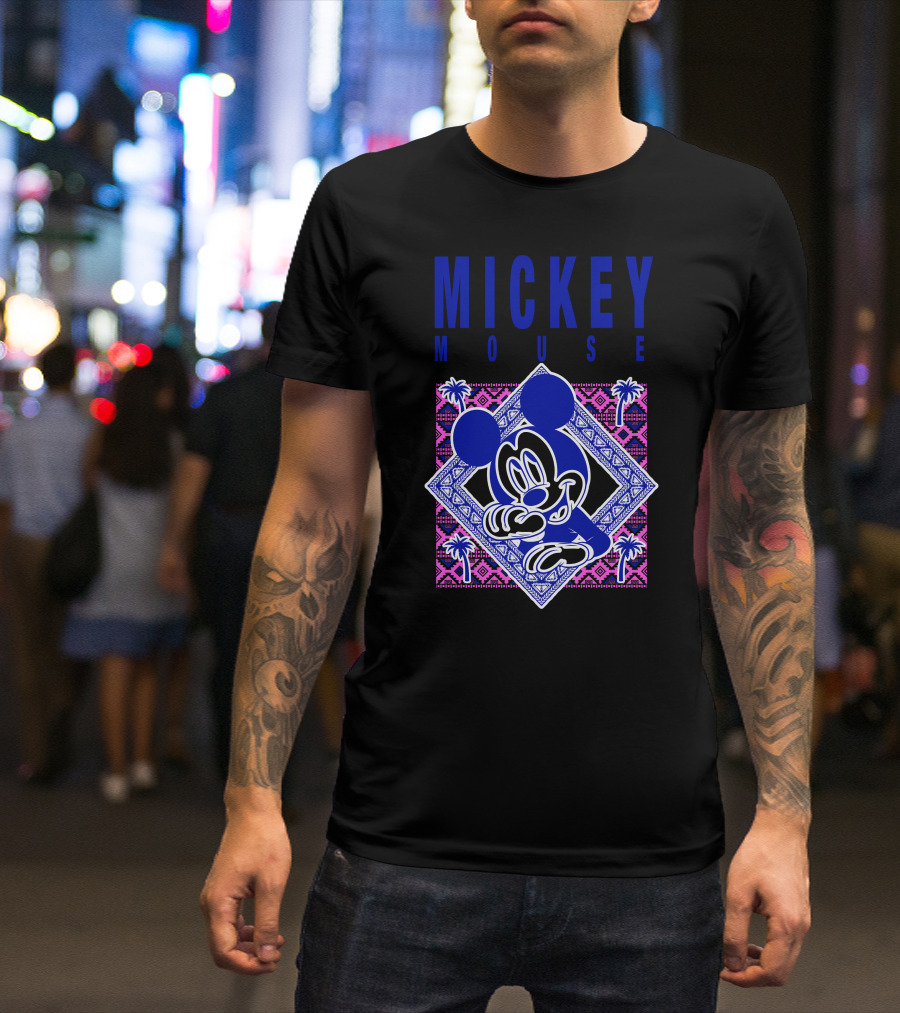 Mickey Mouse Bandana Tropical T-Shirt