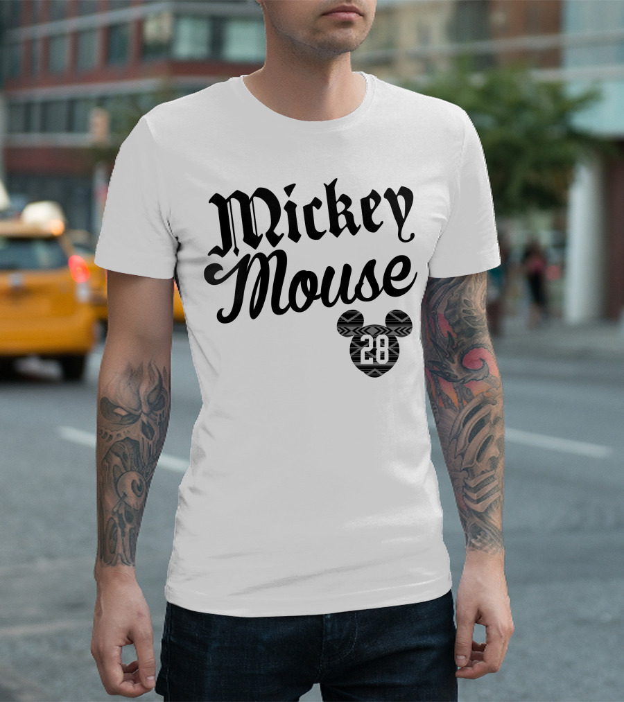 Mickey Mouse 28 Tribal T-Shirt