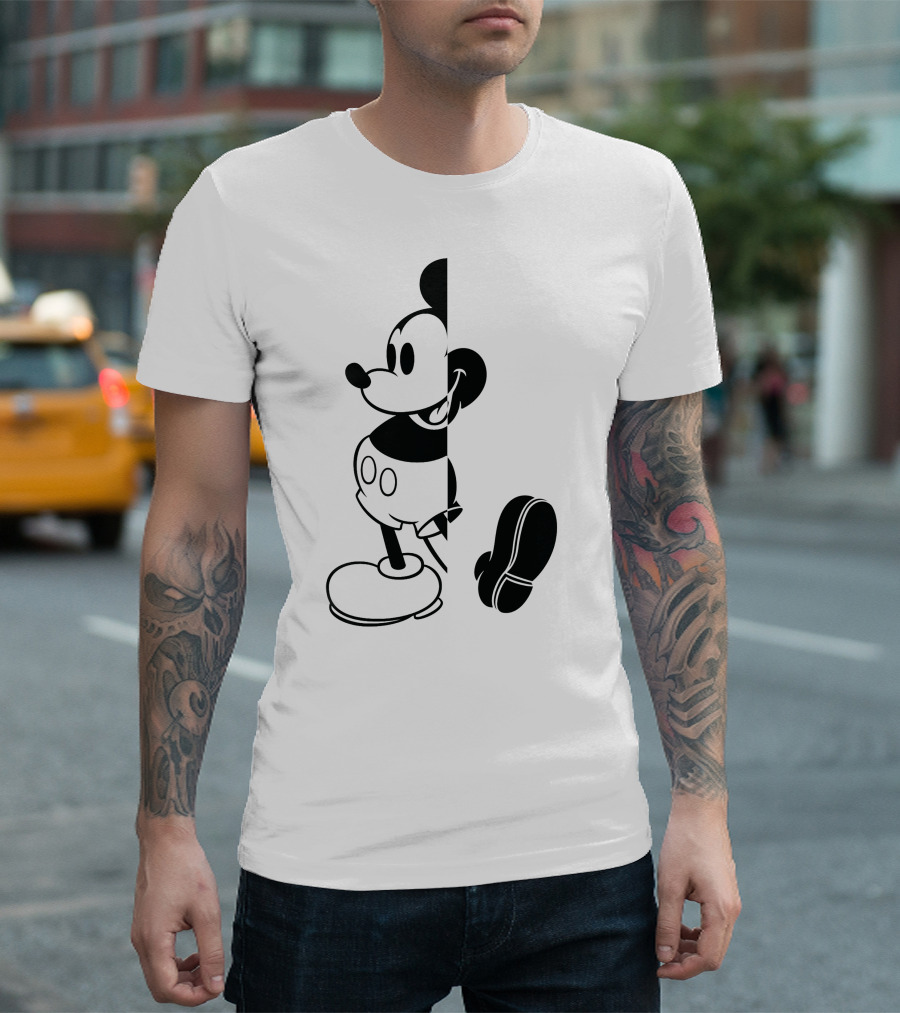 Disney Mickey Mouse Split T-Shirt